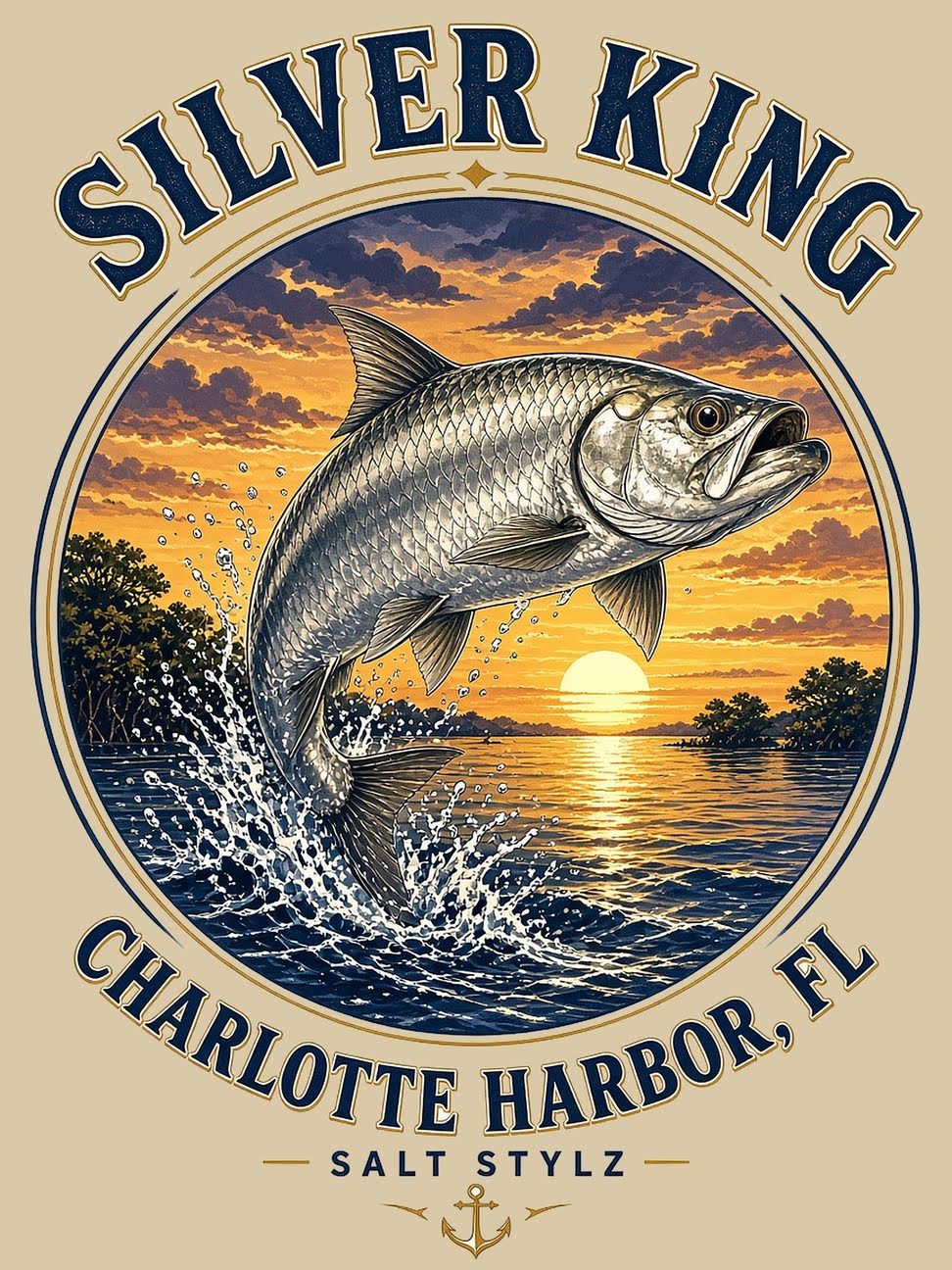 Silver King, Charlotte Harbor, FL design by Salt Stylz